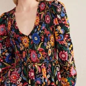 Boden Floral Maxi Dress - Multicolor